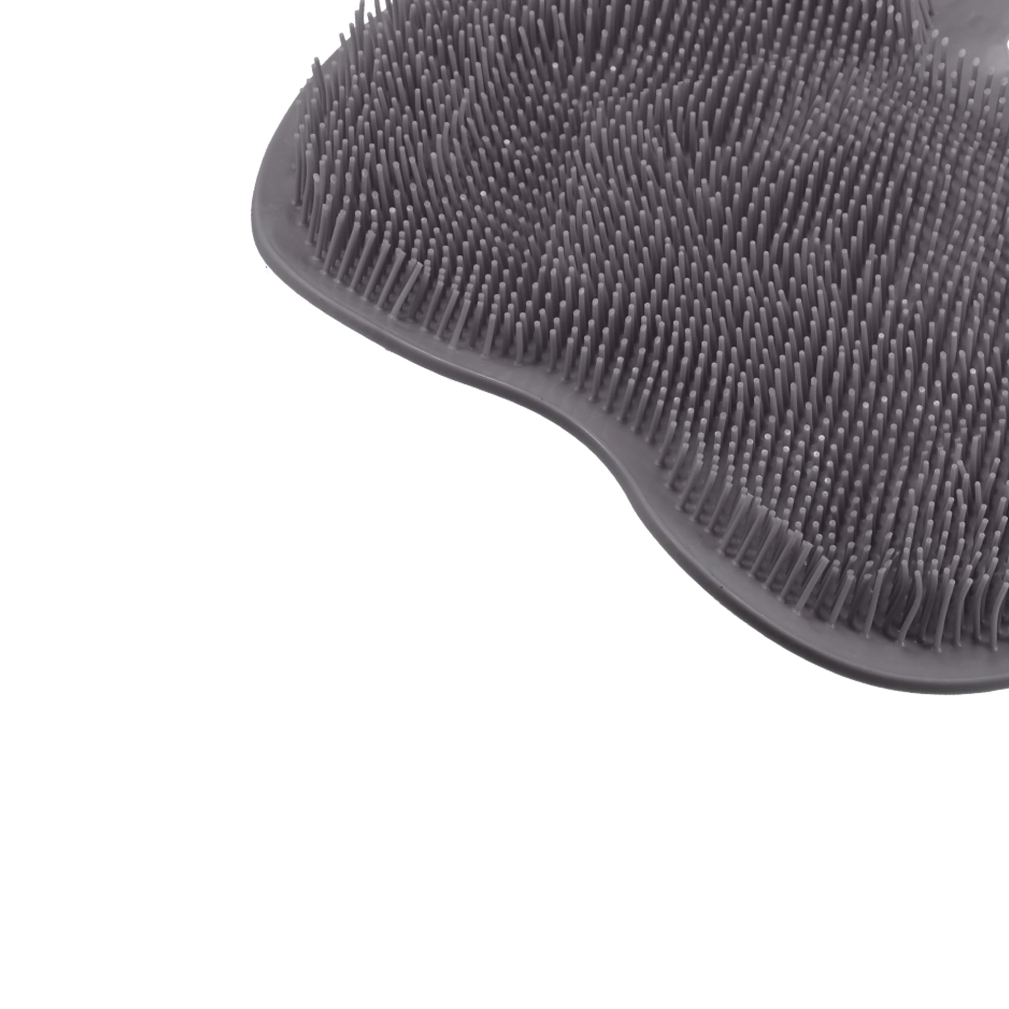 Massager Scrubber Shower Clean Massager Scrubber with Suction Cups 11.81"x8.85" Gray - Image 6