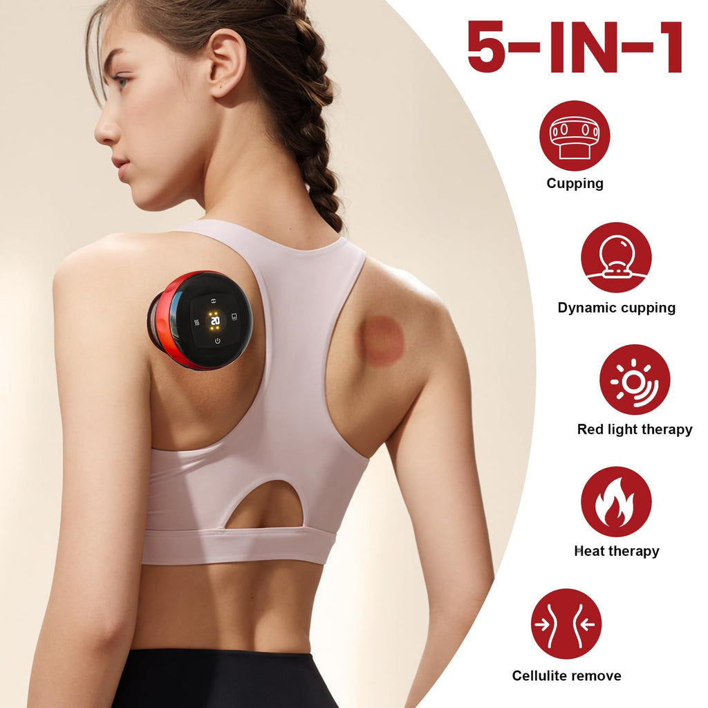 Massage Therapy Set, Electric Therapy Massager Kit, Portable Electric ,5-in-1 Adjustable 12 Levels Massager,Gua Sha M... - Image 2
