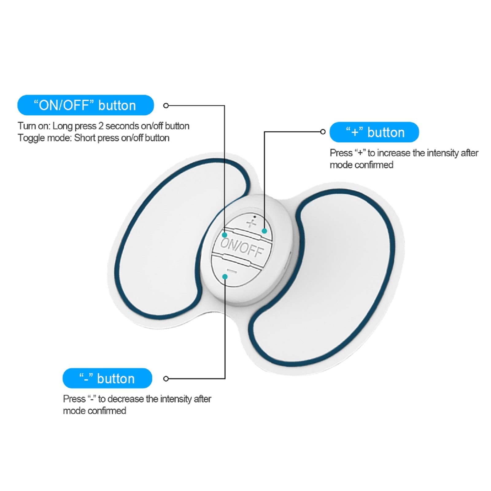 Wireless Massager Unit Muscle Stimulator Rechargeable Machine Smart Pain Relief Device Portable Mini Massager - Image 2