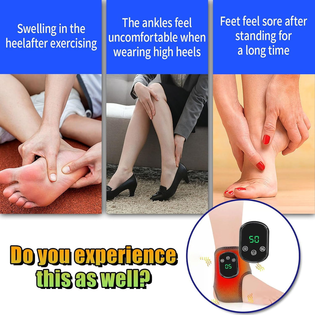 renew triple method massager, Vibration Heated Feet Wrap with 3 Vibration Mode,5 Heat Leavel, Boosts Circulation, Rel... - Image 2