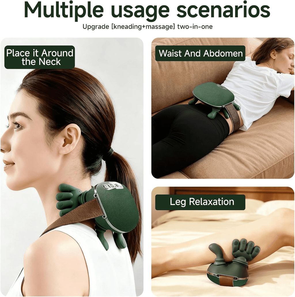 Massager, with Deep Kneading for Neck, Shoulder Trapezius, Shoulders, And Legs - Perfect Gift for Seniors - Image 3