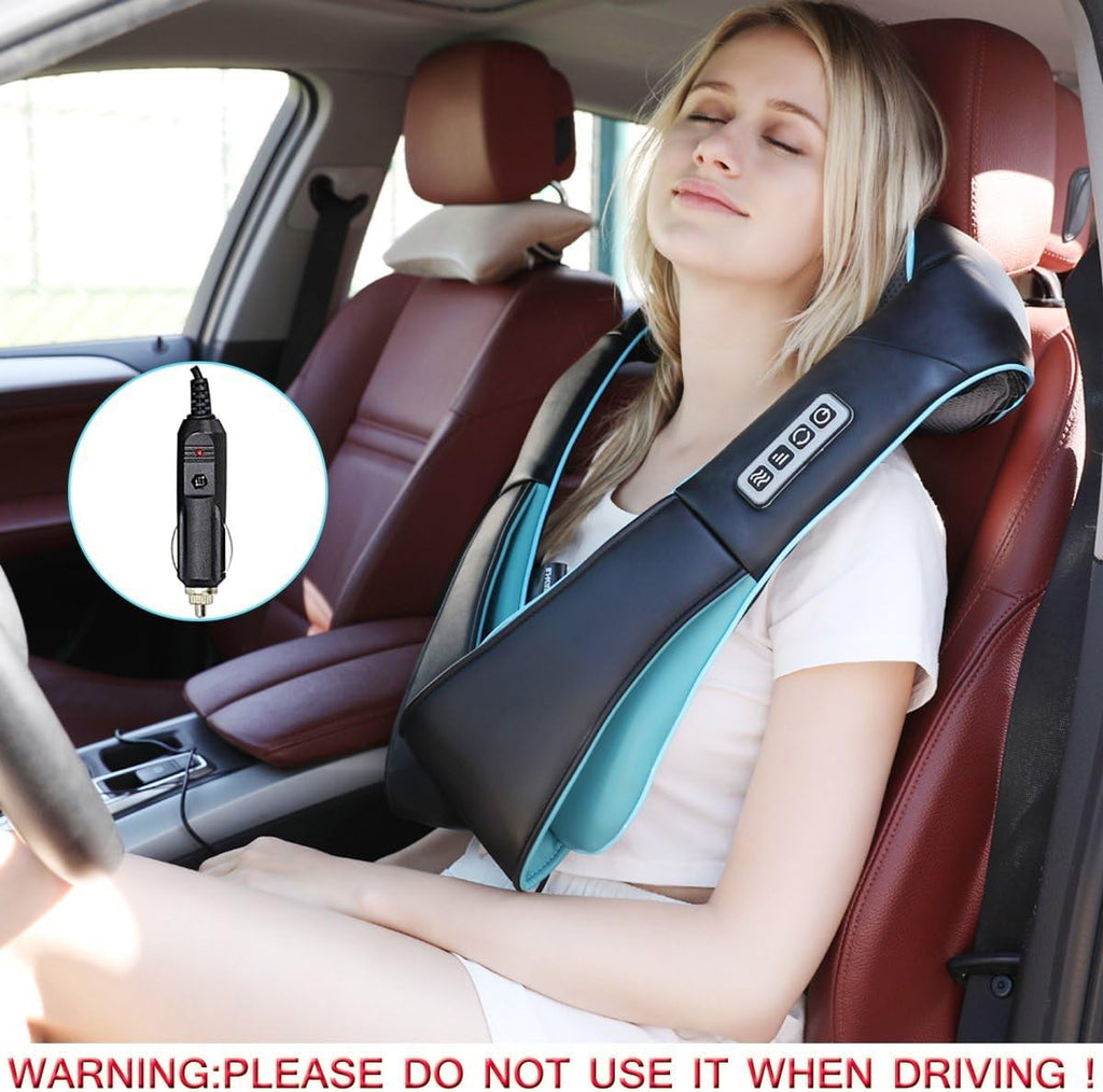 & Back with Soothing Heat,Three Gears, Electric Deep Tissue 3D Kneading for Shoulder, Leg, Full Body Muscle Pain Reli... - Image 5