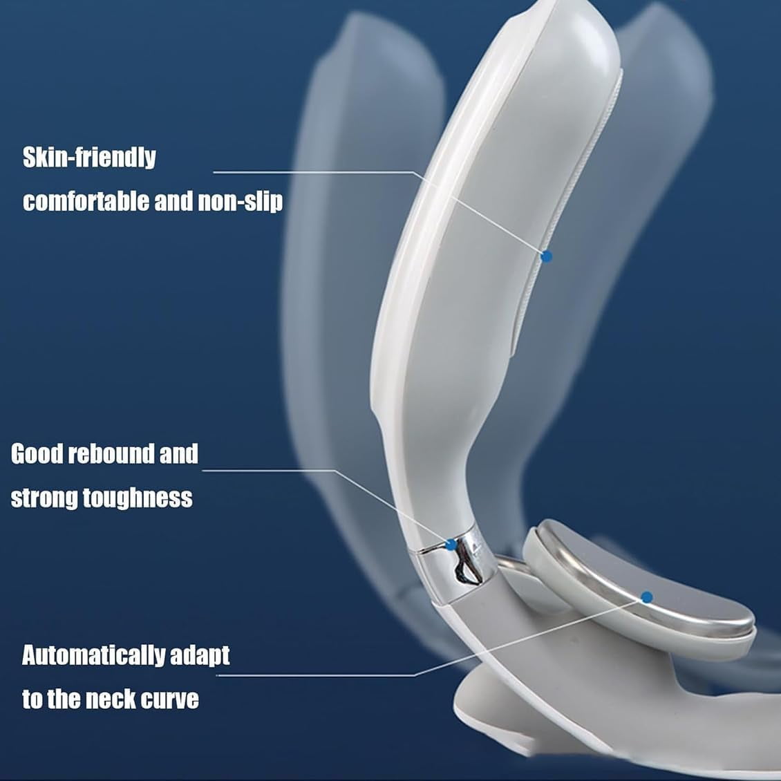 Pro 2.0 Neck Massager, 4-Head Pro 2.0 Neck Massage,with 6 Massage Modes , Rechargeable, Ergonomic，Promote Muscle Rela... - Image 3