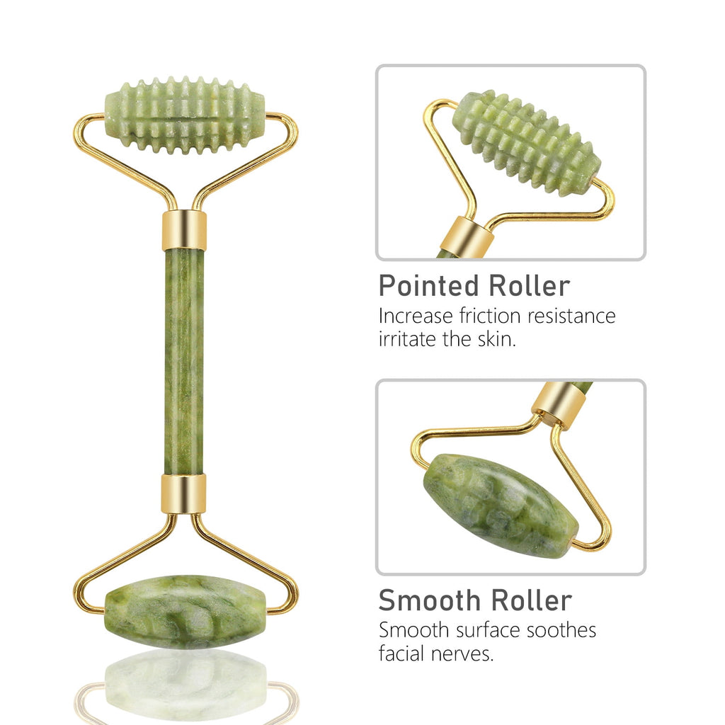 Sha Set for Face Roller Massage,Skin Care Tool for Wrinkles&Eye Puffiness Removal - Image 5
