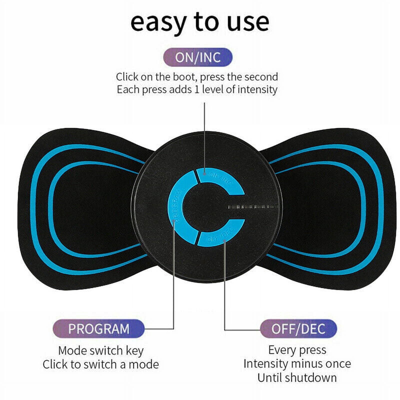 Electric Neck Acupuncture Massager, 6 Modes Intensities Mini Cervical Vertebra Massage Device, Suitable for Shoulder ... - Image 2