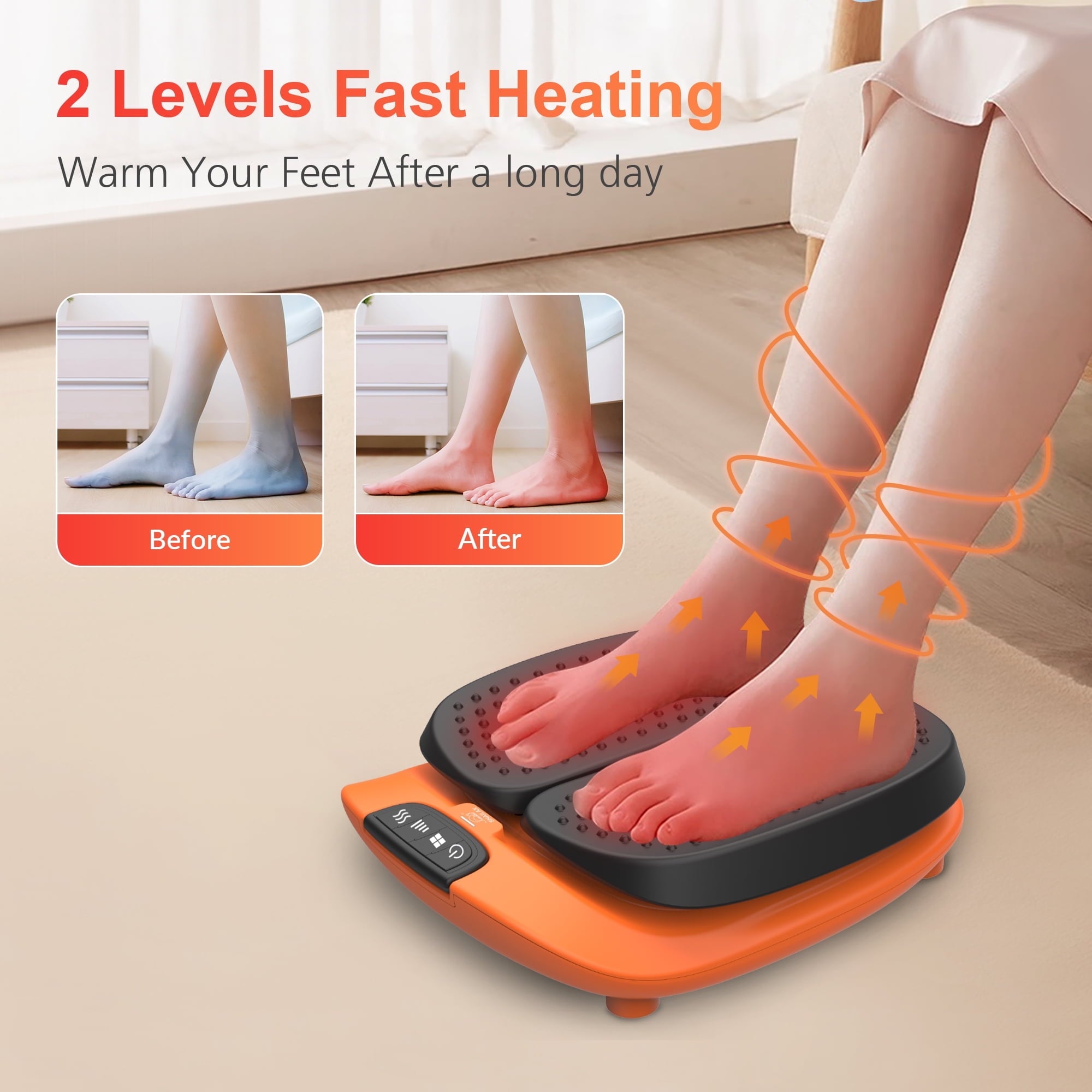 With Heat, Vibration for Blood Circulation, Gift - Image 2