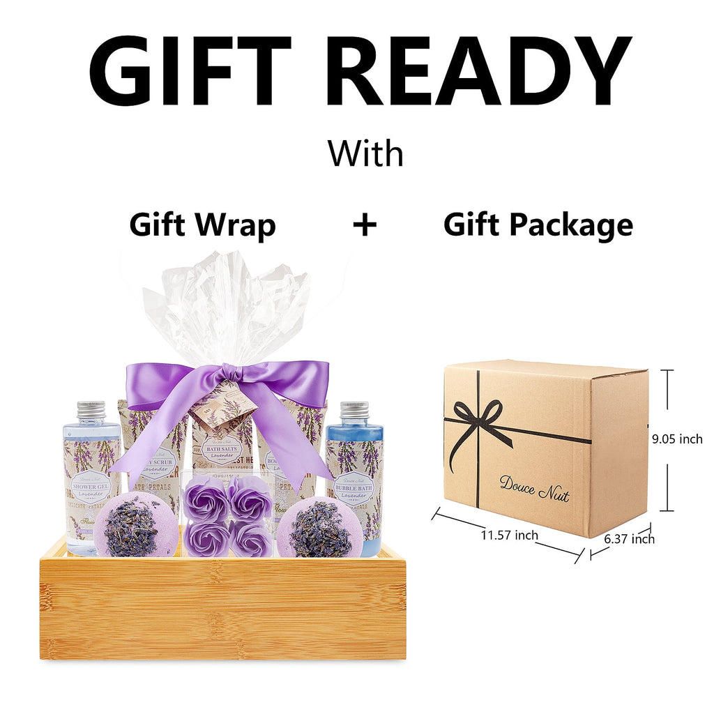 Gifts Baskets in Lavender Essential - Christmas Birth Gifts for Women -18pc Bath Body At Home Spa Relaxing Self Care ... - Image 4