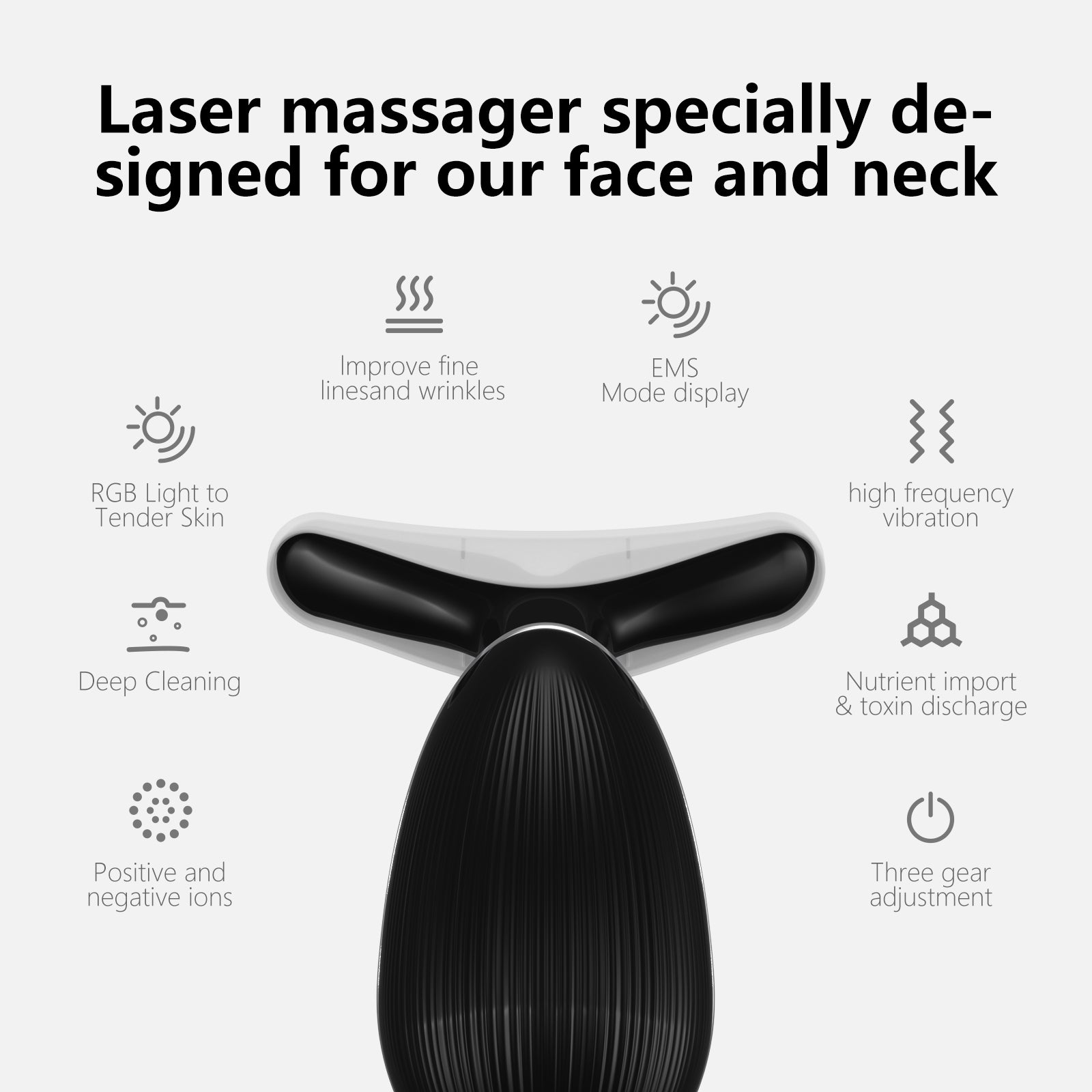 Red Light Therapy Massager for Face and Neck, Revitalize and Maintain Radiant Skin, Easy Integration into Daily Routine - Image 2