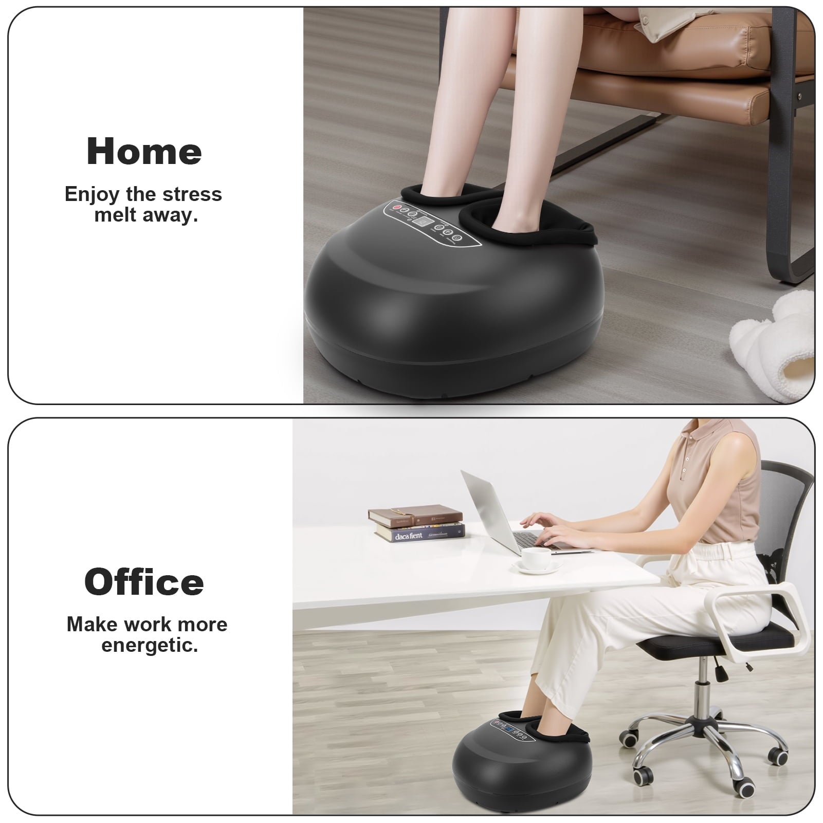 with Heat & Deep-Kneading, Air Compression Shiatsu Massage for Plantar Fasciitis, Circulation, Relaxation & Gift - Image 6