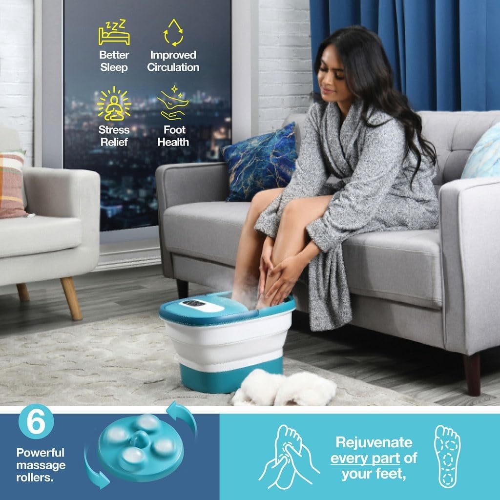 With Heat And Massage And Jets Includes A Remote Control A Pumice Stone Collapsible Massager With Heat And Massage Bu... - Image 3