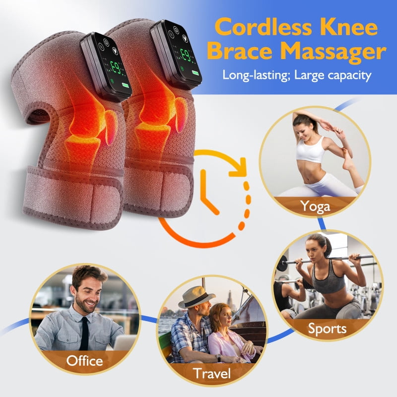 Electric Heated Brace with 3 Heat Levels and 3 Massage Mode, Shoulder Elbow 3-in-1 Vibration , Gifts for Men, Women R... - Image 2