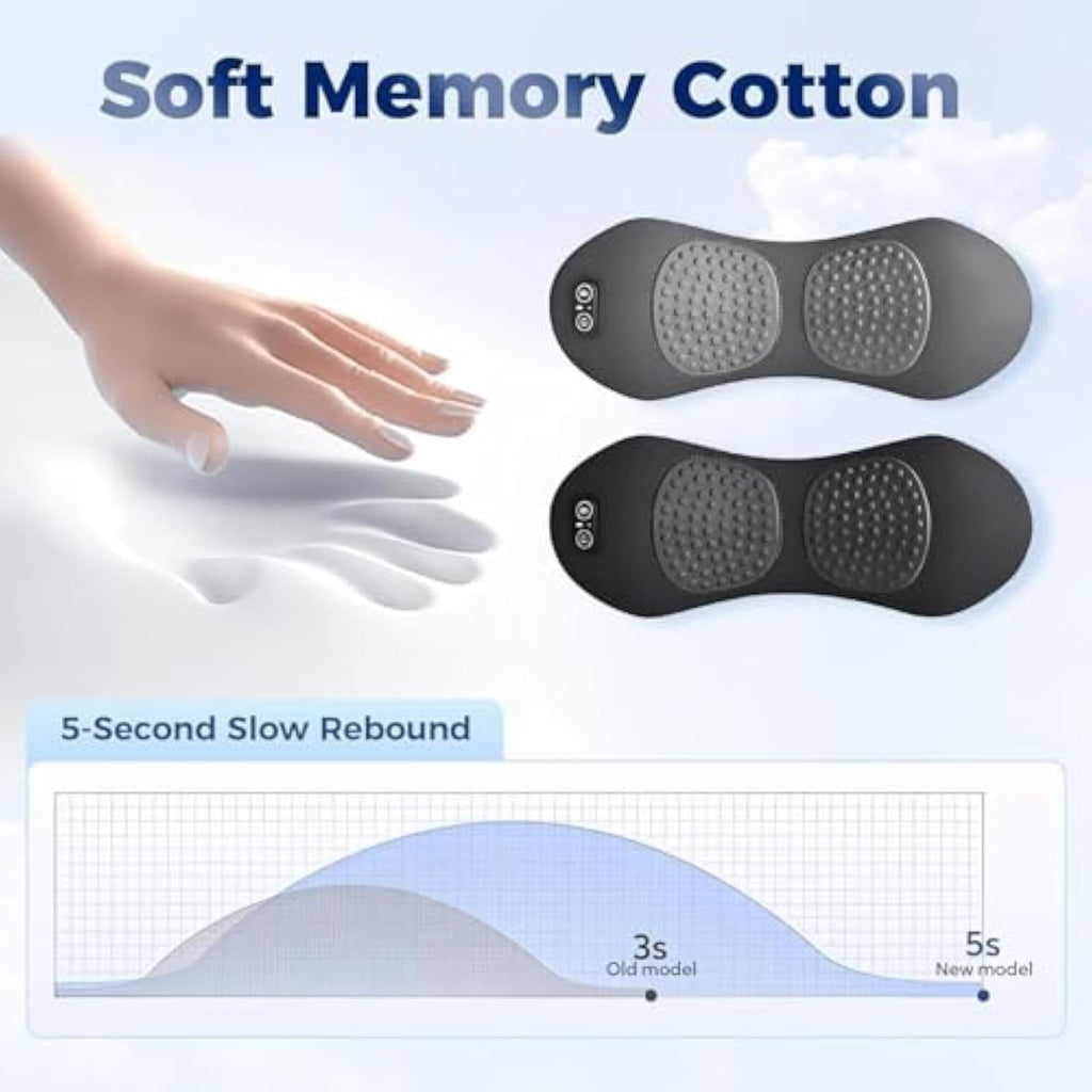 Massager,Smoothspine Massager,Smooth Spine 3 in 1 Neck Shoulder s Massagers with Traction Vibration & Heat (Space grey) - Image 4