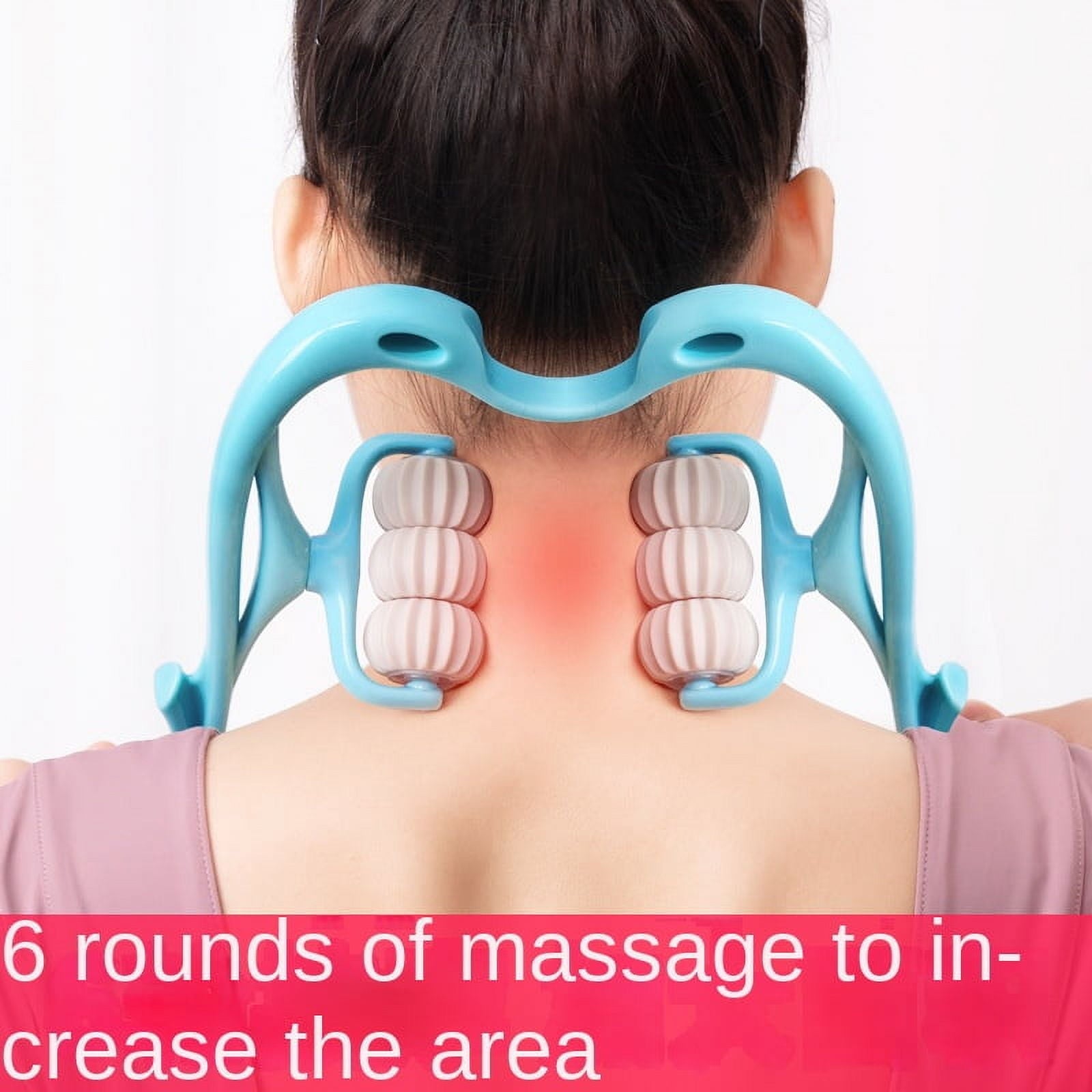spine massager multifunctional kneading roller ball manual clip neck shoulder and neck massager roller shoulder massager - Image 6