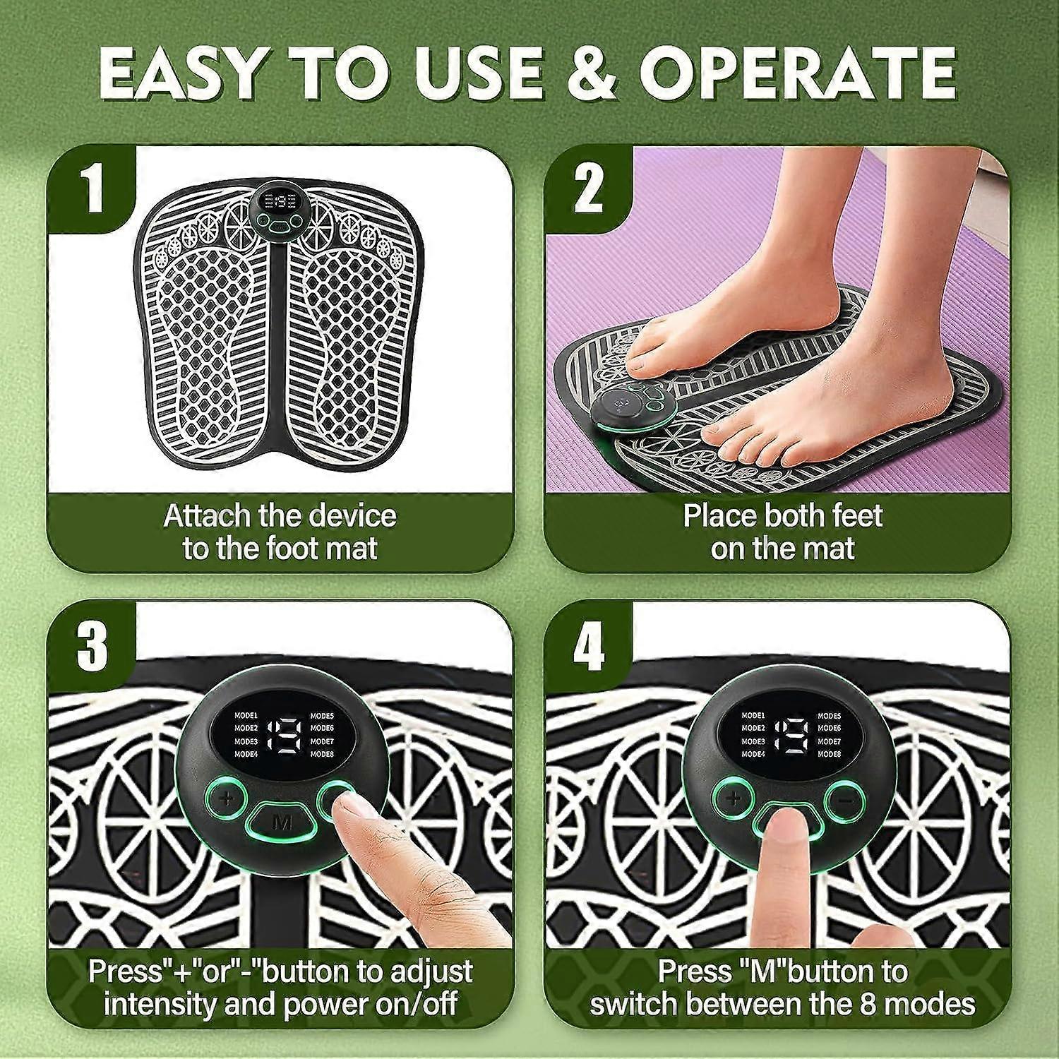Spa for Strain and Circulation, Electric Acupuncture Point s with 8 Modes & 15 Intensity Levels, Gifts for Parents - Image 4
