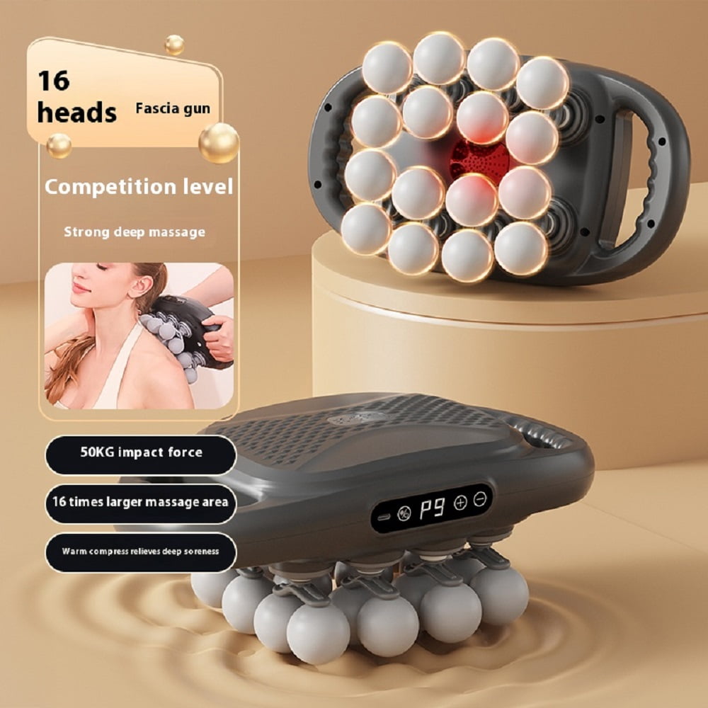 16-Heads Gun for Deep Tissue Pain Relief in Legs, Waist, Back, and Neck - Image 6