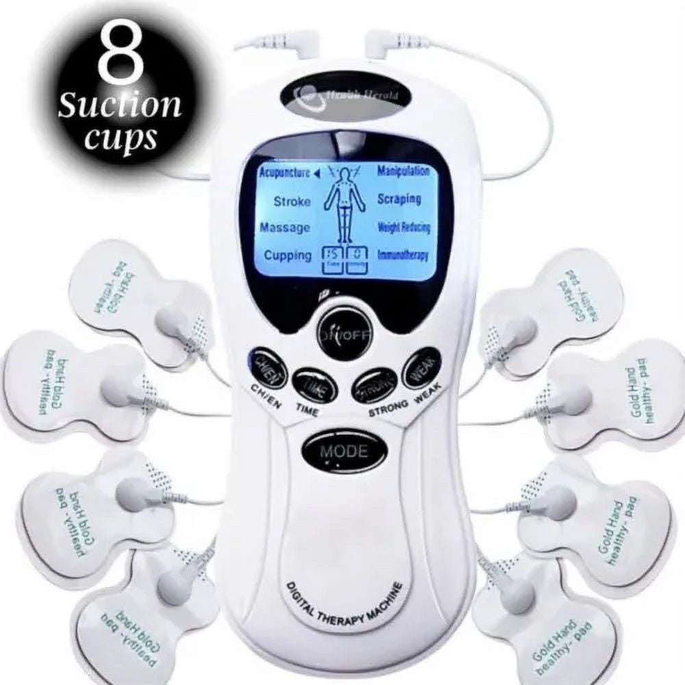 Pulse Massager for Electrotherapy Pain Therapy Muscle Stimulator Massager, 8 Modes and 8 Pads, Electric Massager for ... - Image 3