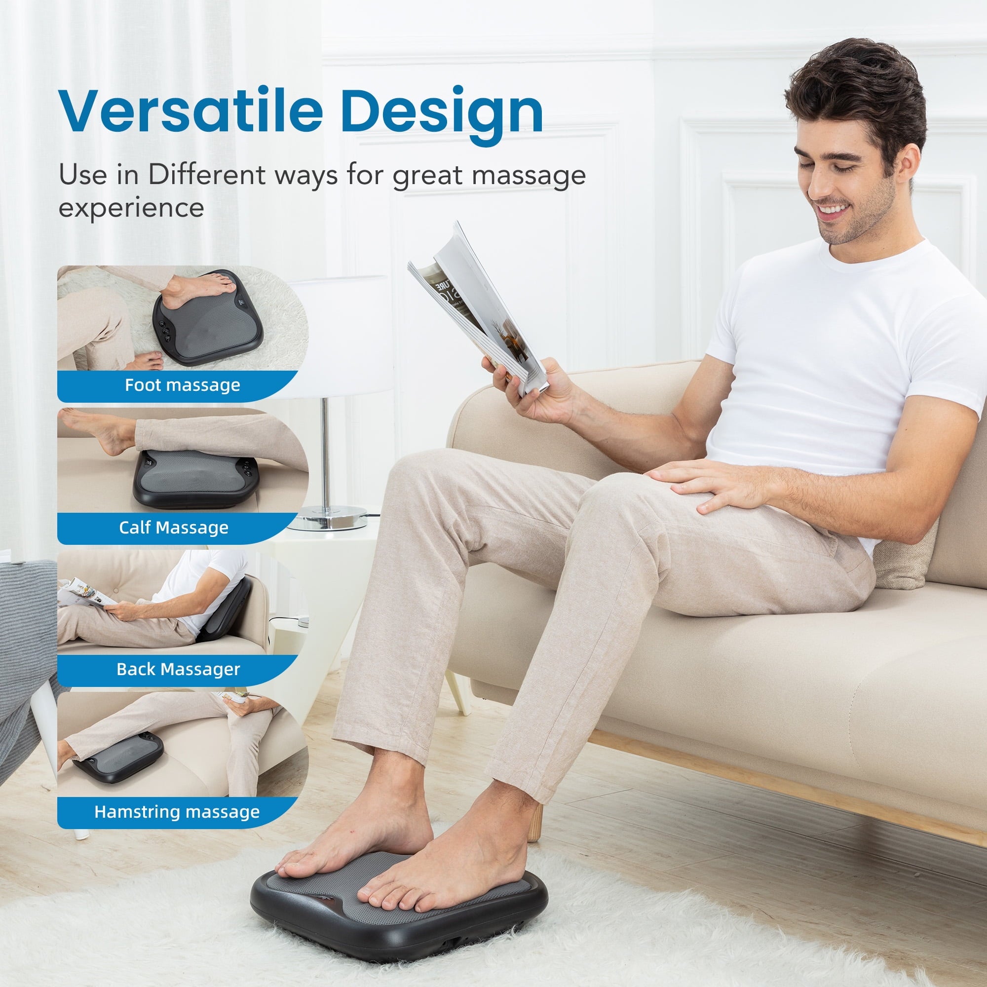 Massager with Heat, Kneading Back & Massager Machine for Pain Relief, Heated Warmer, Gifts - Image 3