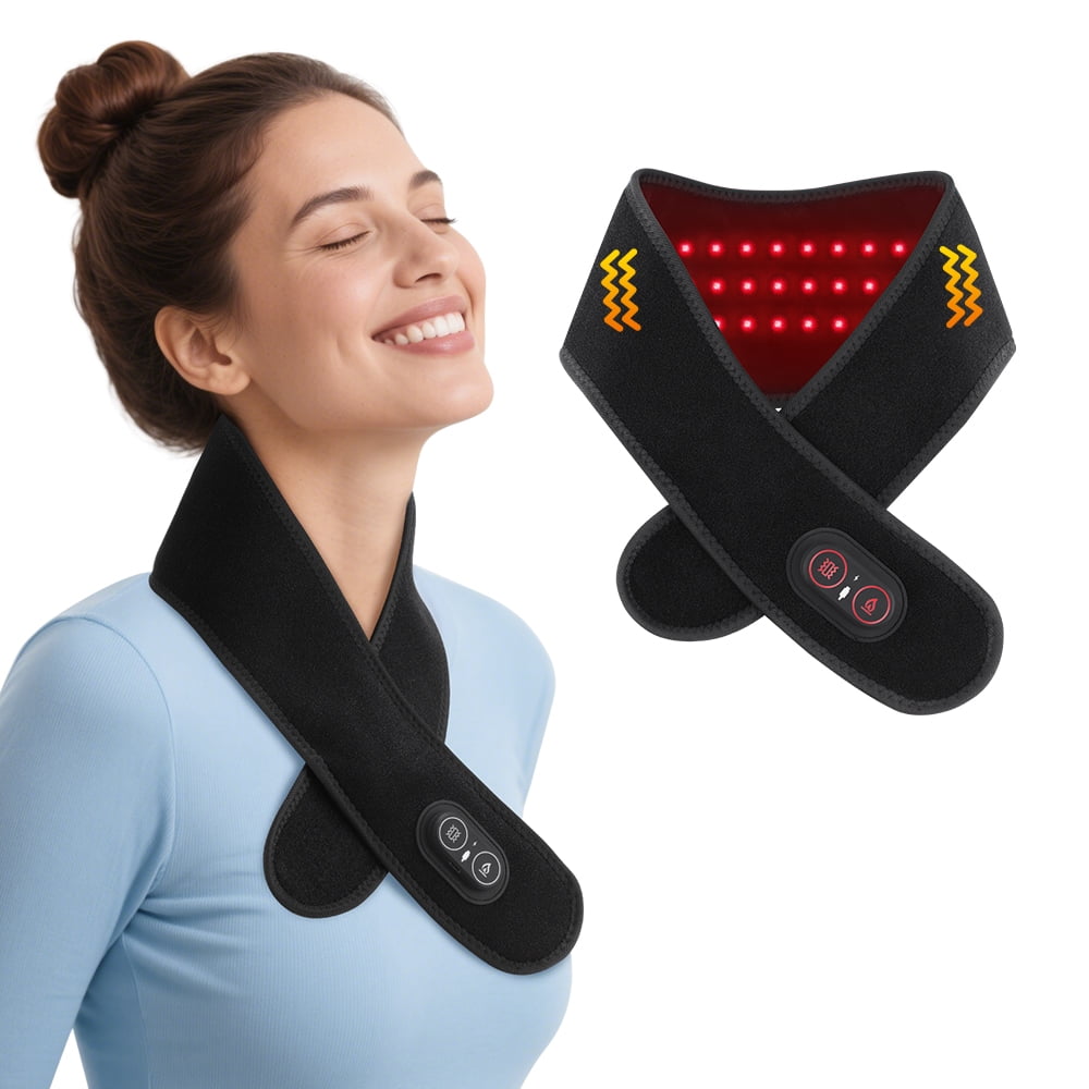Massager Wrap, Heating Pad with Massage, Led Light Heating Pad for Arm Wrist with 3 Heat & 3 Vibration Modes, 3000mAh... - Image 5