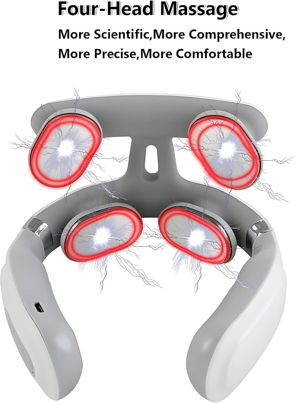 Pro 2.0 Neck and Shoulder Massager with Heat, 6 Modes & 14 Levels, 4 Heated Heads, Hands-Free Ergonomic Design - Image 2