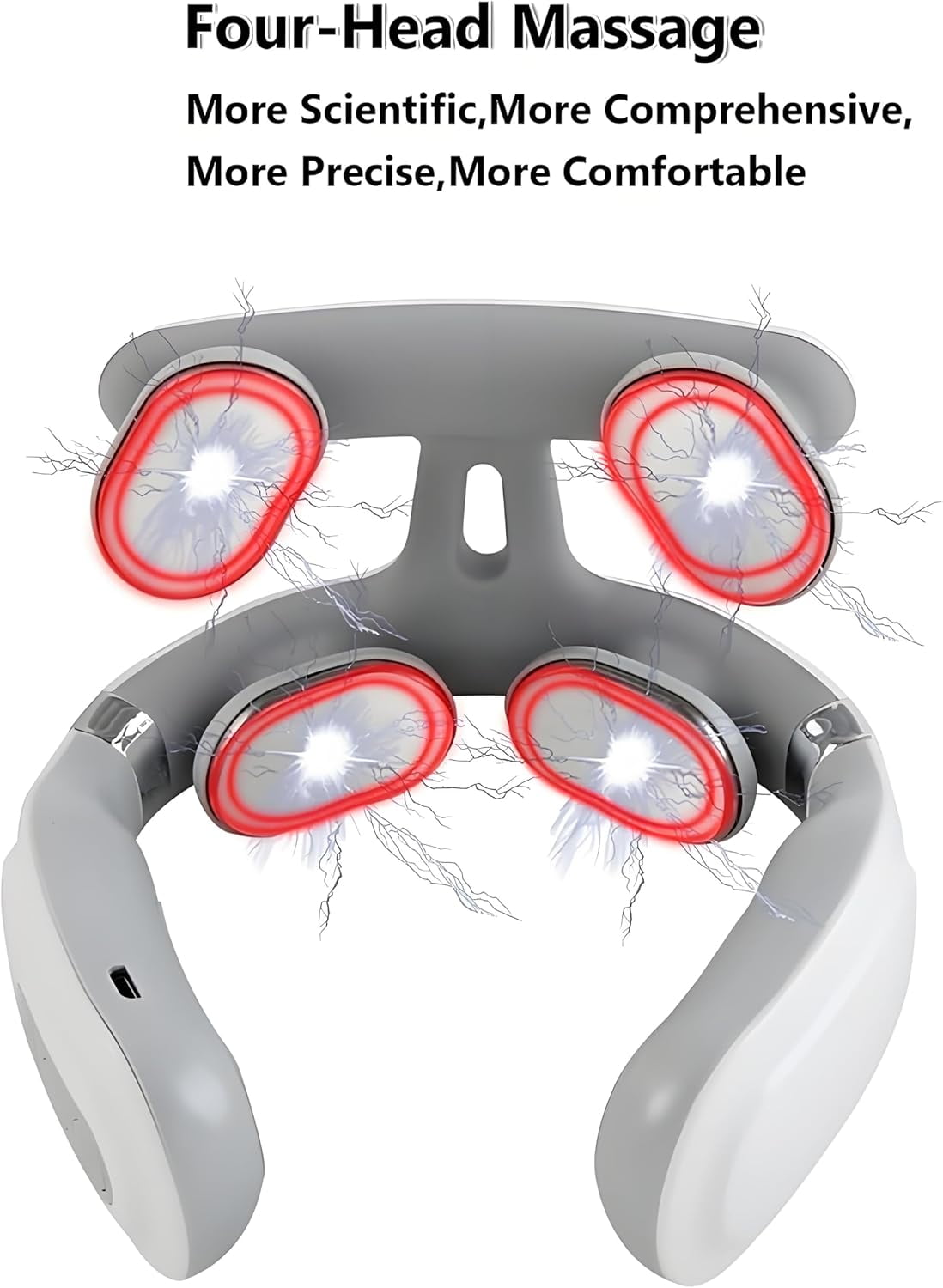 Pro 2.0 Neck and Shoulder Massager with Heat, 6 Modes & 14 Levels, 4 Heated Heads, Hands-Free Ergonomic Design - Image 2
