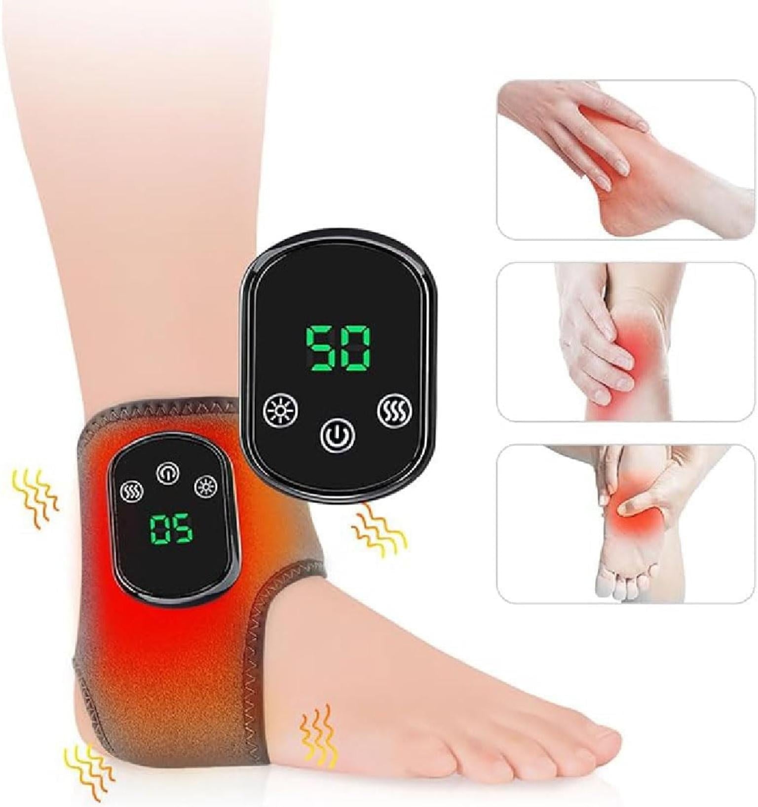 3-in-1 Heated Wrap with 3 Vibration Modes & 5 Heat Levels, for Circulation & Pain Relief, for Relaxation, for Neuropa... - Image 4