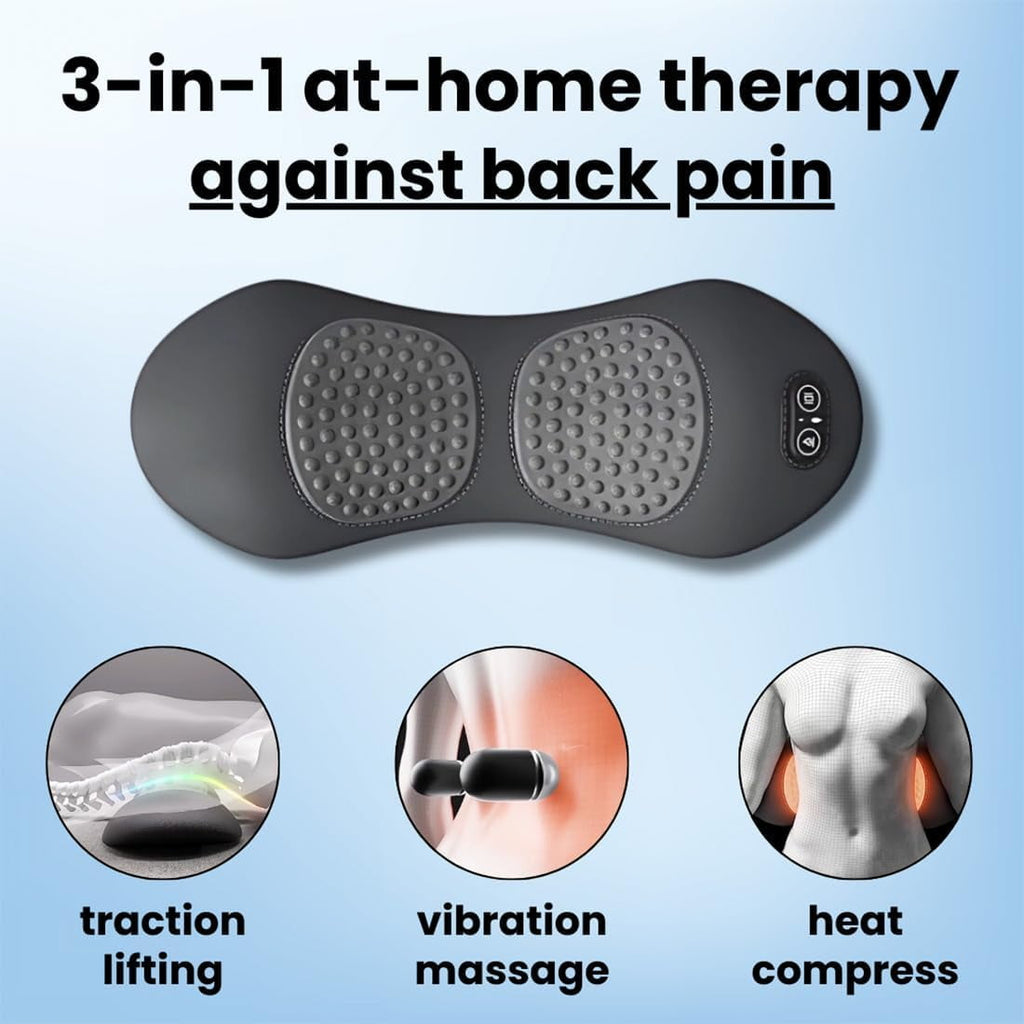 Fusion Back Massager, Soothe 3 in 1 Back Massager for Sciatica, Mysoothelab Neck Massagers Pillow, Three-Speed Consta... - Image 2