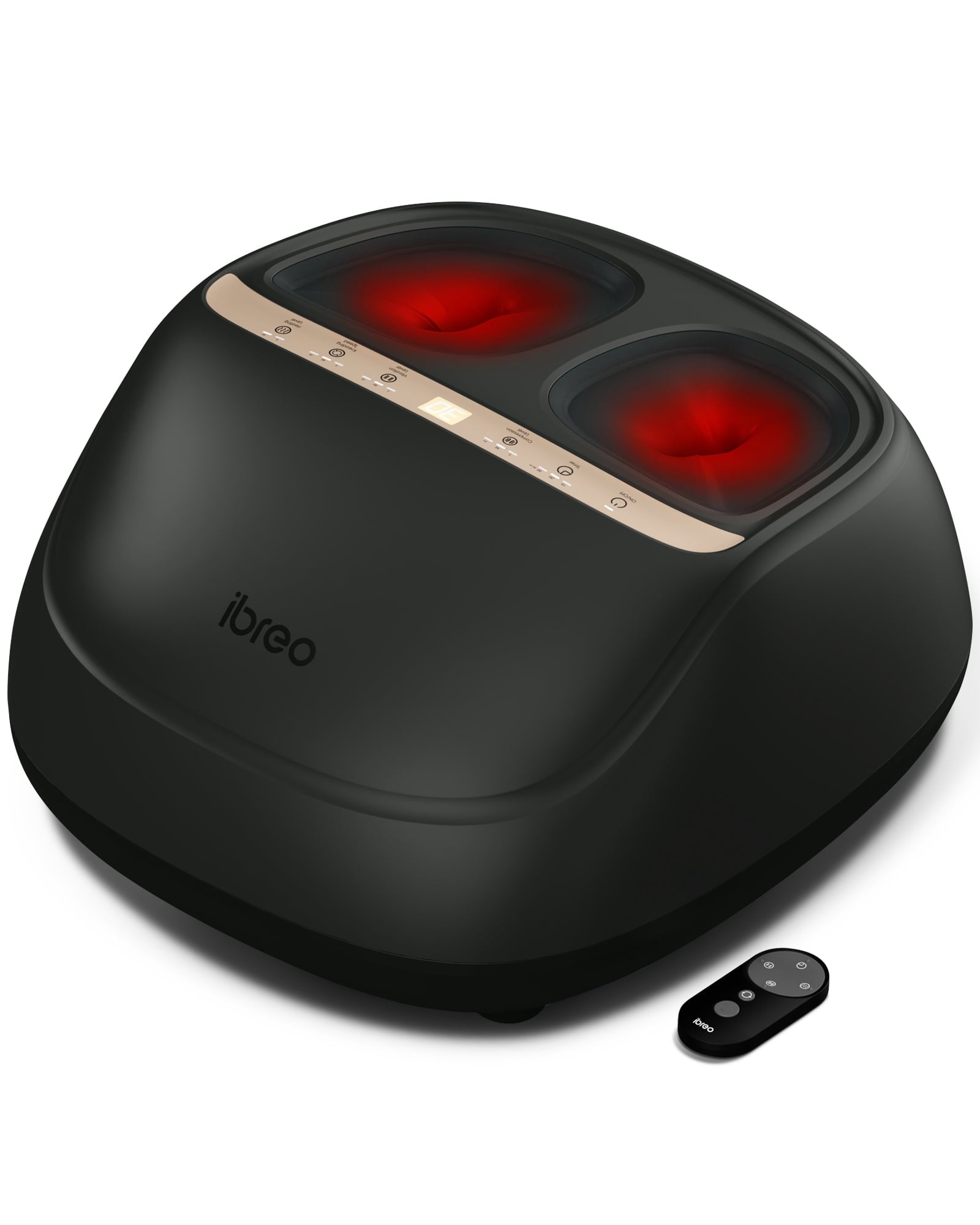 Massager Machine with Heat, Deep Kneading, Air Compression, Vibration, Adjustable Pressure Auto Timer Remote Control,...